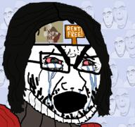 angry animated armor assassin's_creed bloodshot_eyes cape cesare_borgia closed_mouth clothes crying dance ezio_auditore_da_firenze glasses hair laughing meme multiple_soyjaks open_mouth persona rent_free sign soyjak stubble text thick_eyebrows variant:cobson variant:cryboy_soyjak // 1080x1012 // 476.0KB