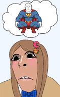 biting_lip bow brown_skin buff cape ear female flower gyaru gyarujak horny looking_at_you looking_to_the_left makeup mouth_open muscles orange_eyes plant ponpon ponytail school_uniform sitting smile squatting subvariant:cobgal superhero superman teeth thinking thought_bubble two_soyjaks variant:cobson variant:vlodson vlodman // 1100x1780 // 526.1KB