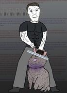 2soyjaks ack artist:admiral_avvakened australian banned_user choke_hold choking comment glock_19 gun h3k_(user) h3keyed holding_gun meta:namefags muscles muscular_male mustache rabbit smile stubble subvariant:büninjaak tongue tongue_out turkiye turkroach tvrkaryan tvrkicwvrriorforyuo tvrkicwvrriorforyuo_(nameroach) variant:feraljak variant:impish_soyak_ears vein veiny // 777x1080 // 605.0KB
