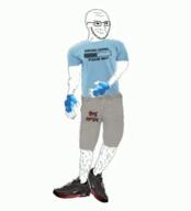 bald ballet clothes dance glasses nike shoe shorts smirk stubble variant:soyak // 332x367 // 1.7MB