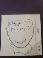 closed_mouth dancing_swede ear full_body irl redraw smile soyjak stubble variant:impish_soyak_ears // 1536x2048 // 241.2KB