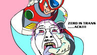 beard bloodshot_eyes blue_eyes clothes crying dead evil flag flag:transgender_pride_flag glasses hand lgbt looking_down mega_man mega_man_x mustache open_mouth pink_hair sigma_(mega_man) smile soyjak stubble teeth text tongue tranny transgender_flag transparent_background variant:bernd video_game white_skin yellow_teeth zero_(mega_man) // 1920x1080 // 938.2KB