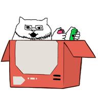 animal cat cat_ear catjak edit gaping_mouth glasses ias nintendo nintendo_labo nintendo_switch remaster soybox stubble variant:catjak video_game // 960x892 // 68.5KB