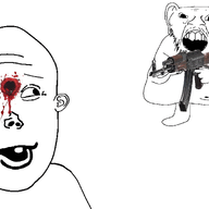 animated big_ears death ext=gif fat gun large obese shooting subvariant:jared variant:feraljak variant:vlodson // 1920x1093 // 650.2KB