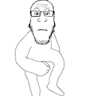 animated arm bald closed_mouth dance ext=gif full_body glasses leg looking_at_you neutral selfish_little_fuck stubble subvariant:neutralplier variant:markiplier_soyjak // 194x255 // 177.3KB