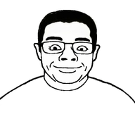 glasses hair nusubvariant pooner short_hair smile subvariant:pooner_chud variant:chudjak // 841x816 // 167.2KB