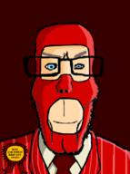 award blue_eyes dark euromutt red_shirt smile spy_(tf2) subvariant:euroaryan subvariant:euromutt team_fortress_2 trend:aryan unbothered variant:markiplier_soyjak // 594x797 // 189.7KB