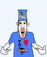 doritos ear flavorjak hair heart i_heart meta:tagme soyjak stubble subvariant:longplier text variant:markiplier_soyjak variant:shirtjak // 1170x1413 // 472.4KB