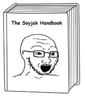 book glasses open_mouth soyjak stubble text variant:soyak // 655x734 // 120.7KB