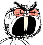 angry blood bloodshot_eyes buck_teeth glasses skinny stubble unibrow variant:clitty_bob vein // 405x425 // 25.1KB