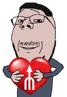 asian clothes glasses heart holding_heart holding_object inejiro_asanuma japan japanese_socialist_party smile socialism subvariant:wholesome_soyjak teeth variant:gapejak // 361x521 // 49.3KB
