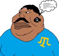 angry black_beard black_skin currycel dothead_nigger ethnic_flag flag:crimean_tatar pajeet queen_of_spades speech_bubble text variant:meximutt // 888x849 // 33.9KB