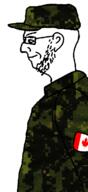 camouflage canada chin ear glasses patch side_profile soldier stubble variant:soydierjak // 330x720 // 210.4KB