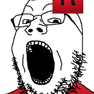 adobe_flash animated closed_mouth clothes ext=gif flash glasses gradient happy letter logo looking_at_you macromedia_flash nose open_mouth red red_shirt shape_tween smile soyjak stubble talking teeth text tween variant:gapejak // 600x834 // 384.8KB