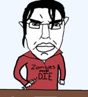 angry arm closed_mouth clothes ear female glasses hair hand holding_object left_4_dead_(series) left_4_dead_1 millions_must_die pipe_bomb soyjak subvariant:chudjak_front valve variant:chudjak video_game zoey_(left_4_dead) // 615x680 // 85.1KB