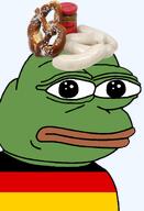 amphibian bald closed_mouth clothes country flag flag:germany food frog germany green_skin irl jar lid lips looking_at_you mustard nas:pepe neutral pepe_the_frog pretzel salt sausage series:pepe_hat tshirt weisswurst // 1008x1479 // 447.5KB amphibian bald closed_mouth clothes country flag flag:germany food frog germany green_skin irl jar lid lips looking_at_you mustard nas:pepe neutral pepe_the_frog pretzel salt sausage series:pepe_hat tshirt weisswurst // 1008x1479 // 447.5KB