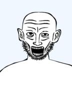 ear emanciated franz_kafka open_mouth soyjak starving stubble toothy variant:unknown // 450x600 // 44.3KB