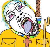 blue_hair christianity hanging kill_niggers luce variant:bernd // 768x719 // 48.7KB