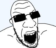 angry cool demoman_(tf2) glasses open_mouth soyjak stubble sunglasses team_fortress_2 template variant:demojak white_skin // 750x650 // 31.7KB