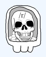 r_(soyjak_party) series:skeletonjaks skeleton teeth transparent_background variant:feraljak // 258x314 // 22.8KB