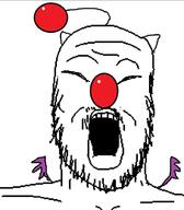 antenna closed_eyes ear final_fantasy glasses moogle mustache open_mouth soyjak stubble variant:a24_slowburn_soyjak video_game wing // 640x730 // 82.2KB