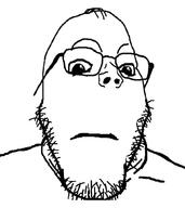 baby closed_mouth glasses merge neutral soyjak stubble subvariant:neutralplier variant:gapejak variant:markiplier_soyjak // 600x675 // 88.5KB
