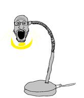 desk_lamp glasses lamp markiplier mouth_open object objectsoy soyjak variant:markiplier_soyjak // 4096x4729 // 953.9KB