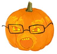 art carved_pumpkin drawfag drawgod drawing food glasses halloween meta:featured microsoft_paint ms_paint mspaint object open_mouth pumpkin teeth teeth_showing variant:soyak vegetable white_background // 842x798 // 459.7KB
