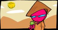 angry artist:ng_drawfag clothes doll_(user) drugs glasses hand hat opium pink_skin soyjak straw_hat stubble variant:gapejak // 1772x924 // 335.1KB