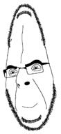 artificial_cranial_deformation glasses hair large_forehead long open_mouth smile stubble variant:cobson // 546x1194 // 29.8KB