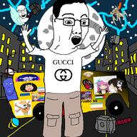 bug building city fight fly flying glasses gucci hammer lightning moon omori_bus ring stars streetlight thor variant:chudjak variant:feraljak // 1080x1080 // 515.4KB