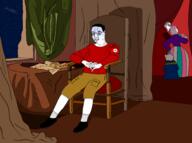 chair classical_art_parody featured he_will_always_be_a_gem nazism poland stanczyk_during_a_ball stańczyk subvariant:wholesome_soyjak sweden tranny trans_colors variant:bernd variant:chudjak variant:gapejak variant:impish_soyak_ears worried // 2560x1904 // 309.0KB