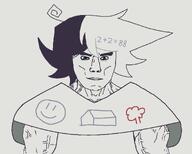 88 arm blue_eyes buff closed_mouth clothes ear epic fpe fundamental_paper_education hair smiley_face soyjak subvariant:chudjak_front subvariant:muscular_chud trend:aryan variant:chudjak vein zip zip_(fundamental_paper_education) // 1368x1097 // 20.8KB