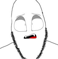 animated animation_meme anime black_eyes eyes fangs monster_(meg_and_dia_song) music smile smv sound soyjak stubble tranny_artstyle variant:cobson video // 440x442, 13.2s // 984.7KB