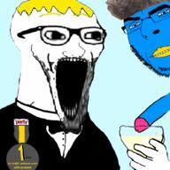 4chan anime anti_sharty award bbc black_skin blond blue_skin clothes discord frog froot glass glasses green_hair hair janny jartycuck meta:pornographic_content nate nigger pepe reddit rope snoo subvariant:massjak subvariant:wewjak suit tranny twitter variant:bernd variant:chudjak variant:cobson variant:feraljak variant:gapejak variant:kuzjak variant:snoojak variant:soyak wine_glass xitter yellow_skin yotsoyba // 1024x1024 // 1.5MB
