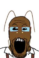 brown_skin cockroach glasses janny // 600x894 // 63.9KB