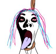 bloodshot_eyes glasses open_mouth rope shadow tranny variant:unknown // 784x750 // 16.4KB