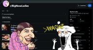 anita_sarkeesian antenna arm brain_tumor ear earring female glasses greentext hand hands_up happy_merchant jewish_nose jews judaism kike open_mouth orange_eyes rBigNoseLadies reddit redditard screenshot shocked side_burns soyjak stubble subreddit subvariant:wewjak text variant:soyak waow woman women // 1110x595 // 273.4KB