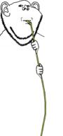 drinking drinking_straw ear hand holding_object soyjak stubble subvariant:impdrink variant:impish_soyak_ears // 660x1412 // 157.6KB