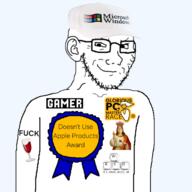 clothes ear facial_hair gabe_newell gamer glasses hat microsoft pc pc_master_race smug steam steam_(platform) video_game windows wine // 1628x1628 // 603.8KB