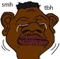 background closed_mouth crying ear meta:not_oc nas:tyrone negro negroid nigger sad smh tbh text // 579x576 // 47.1KB