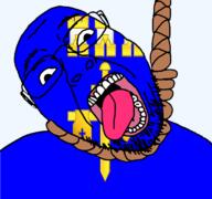 castle country flag flag:ternopil_oblast glasses hair hanging key oblast open_mouth rope soyjak stubble suicide sword teeth ternopil_oblast tongue transparent transparent_background ukraine variant:bernd yellow_teeth // 768x719 // 69.1KB