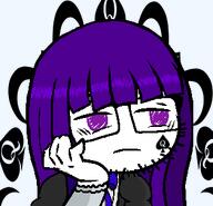 anime bbc bbc_slut bernkastel built_for_bbc girl glasses higurashi meta:leaky purple_hair queen_of_spades spade umineko variant:unknown video_game woman // 314x302 // 23.0KB