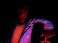 biting_lip button clothes glasses hand ominous shading smile soyjak stubble subvariant:threefourthsplier sweating trenchcoat variant:markiplier_soyjak // 1650x1235 // 789.0KB