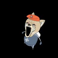 2soyjaks angry animal antenna cap clothes crying dog full_body glasses hair hat merge nafo nato one_piece open_mouth orange_eyes reddit soyjak stubble tony_tony_chopper variant:markiplier_soyjak variant:soyak variant:tony_tony_chopper_soyjak // 2048x2048 // 119.9KB