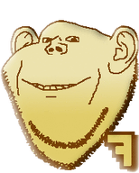 7 anniversary closed_mouth counter ear gold number second_soyanniversary soyanniversary soyjak stubble teeth text variant:impish_soyak_ears // 200x250 // 13.3KB