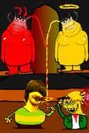 bait crying deltarune deltatroon drinking faggot gun incomprehensible_woahjack kool-aid lee_goldson pineapple subvariant:branigger suicide tropical_punch variant:brandon variant:cryboy_soyjak video_game // 800x1200 // 222.3KB