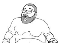 beard beastiality communism fat fully_grown_beard furry gaping_mouth glasses hair loli lolicon obese pedophile pedophilia socialist variant:vaushjak vaush youtuber zoophile // 1200x900 // 121.0KB