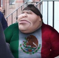 big_lips fat internet_is_leaking irl latinx liquify_tool mexican_flag meximutt news photo satoko_houjou(namefag) scowl shitoko variant:meximutt // 555x545 // 400.1KB