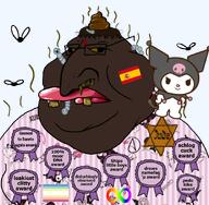 SanrioWABAG_(namefag) atheism autism award booger brown_skin bug comment cross_eyed deformed der_juden faggot fat flag:minor_attracted_person flag:spain fly glasses judaism jude kike kike_nose kuromi maggots nigger niggerkikepedo pedophile sanrio slopjak spain stink_lines stinky ugly variant:meximutt worms // 888x871 // 439.0KB
